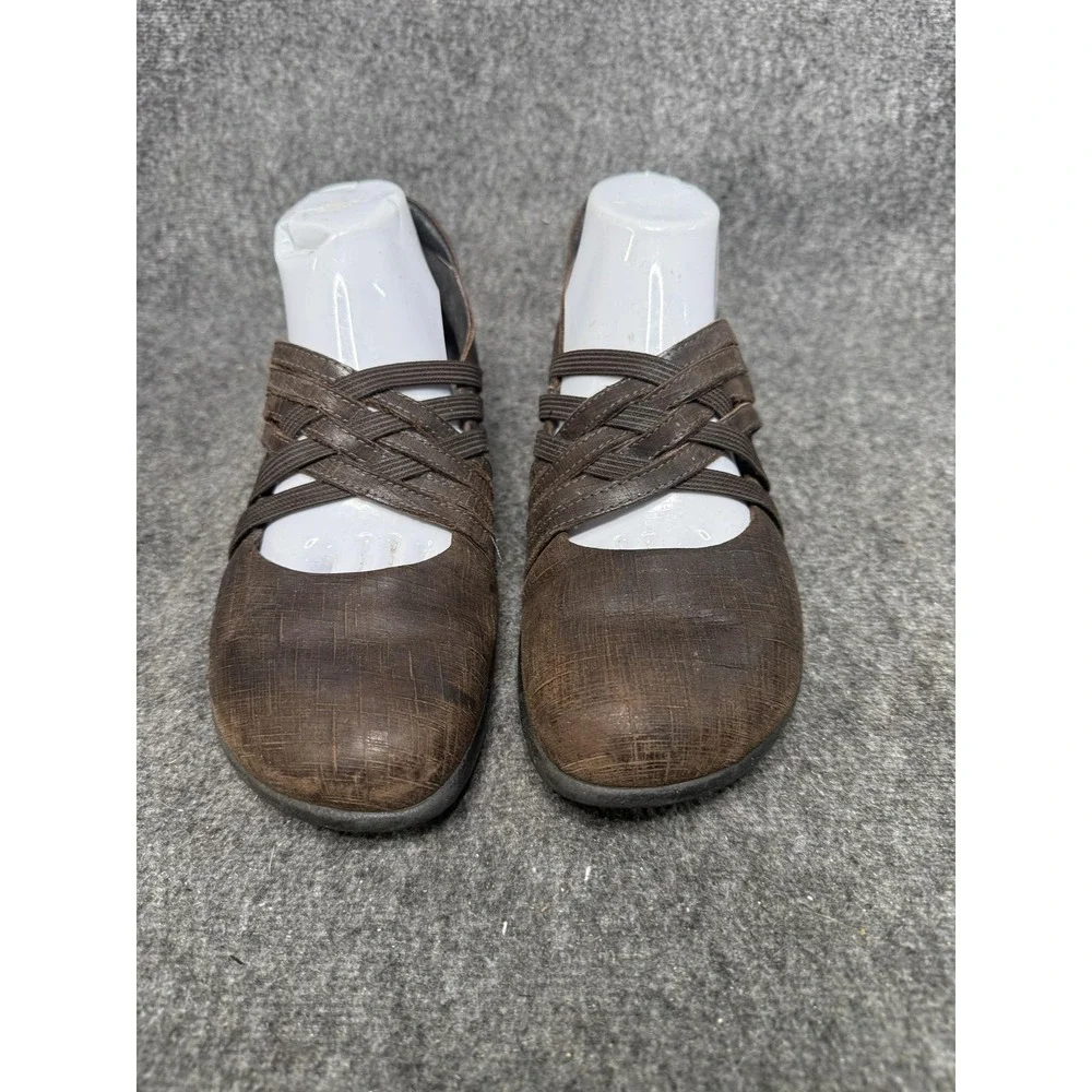 Naot Mary Jane Shoes Womens Size 10 Brown Leather Comfort Walking Flats